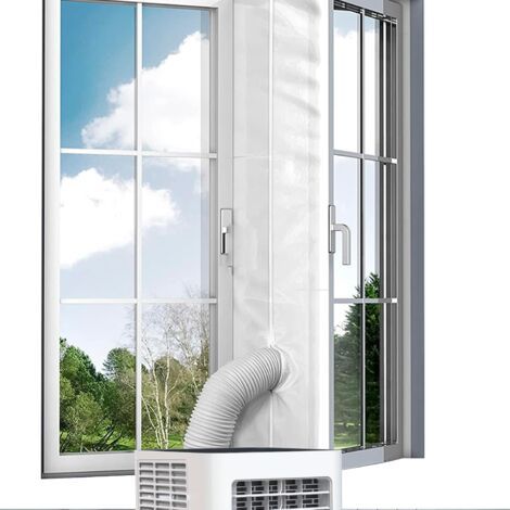 Portable Air Conditioner Sealing Kit + Compatible with all Portable Air Conditioners + Universal Seal for Door, Casement Window + Adjustable & Easy to Install - 500 cm (1/4)