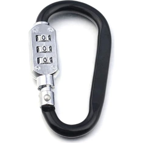 1 article - Serrure de carbine avec serrure combinée - Serrure mixte multifonctionnelle, cadenas, serrure sac à dos (1/5)