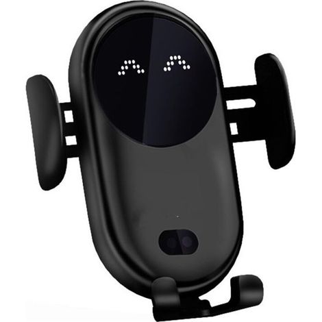 Chargeur sans Fil de Voiture, Support de téléphone de Voiture pour Prise d'air, Support de téléphone de Voiture Universel Station de Charge inductive pour Voiture (Noir) (1/5)