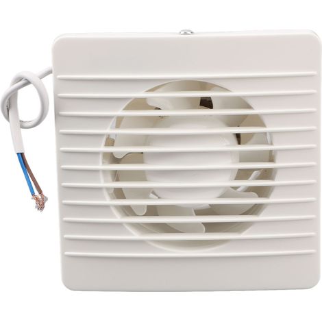 Ventilateur d'extraction carré 10 cm (4 pouces) en ABS haute vitesse, installation murale, pour cuisine et salle de bain, prise 110 V (US). (1/5)
