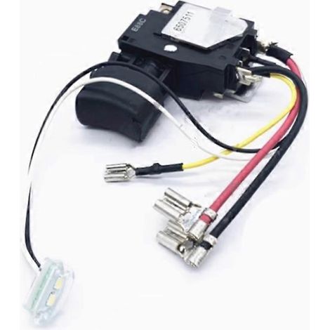 Interrupteur 18 V pour démarreur rechargeable Makita 650751-1 DTD152 TD152D DTD152Z DTD152RME DTD152RFE XDT11 6507511 (1/5)
