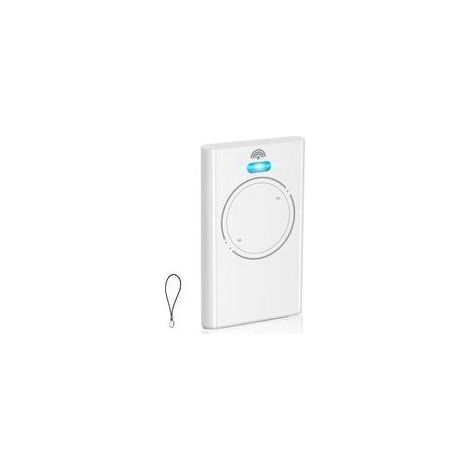 Télécommande pour ouvre-porte de garage 433,92 MHz compatible avec XT2 433 SLH LR, 2 canaux, blanc (1/5)