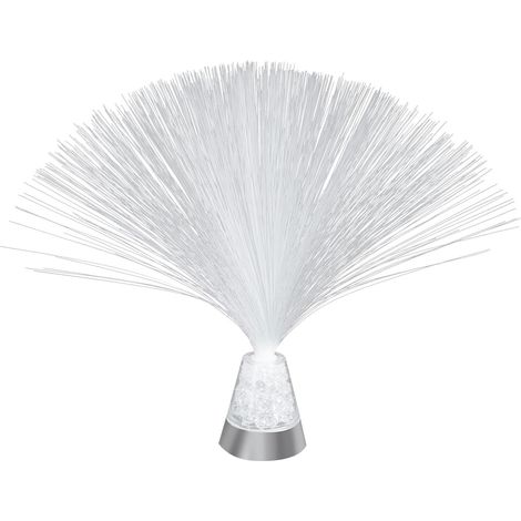 Lampe à Fibre Optique LED Multicolore, USB ou Piles, 32 cm Effet Étoilé, Socle Aspect Cristal, Ambiance Pour Chambre Et Salon, Éclairage Doux (1/5)