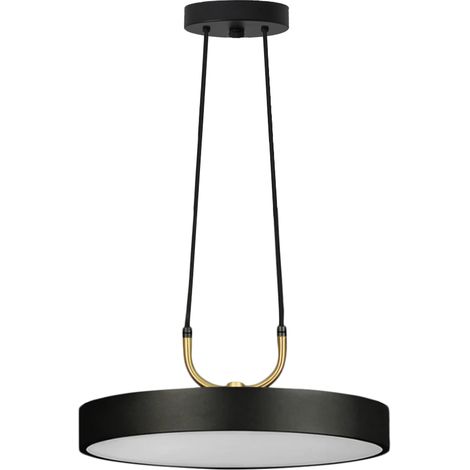 LAMP APP947-1CP ROUND BLACK 30cm