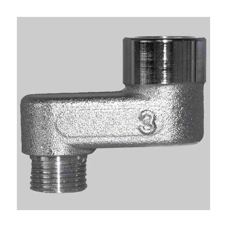 RACCORDO MF ECCENTRICO PER RADIATORE  3/8 x 10 mm     MADE IN ITALY