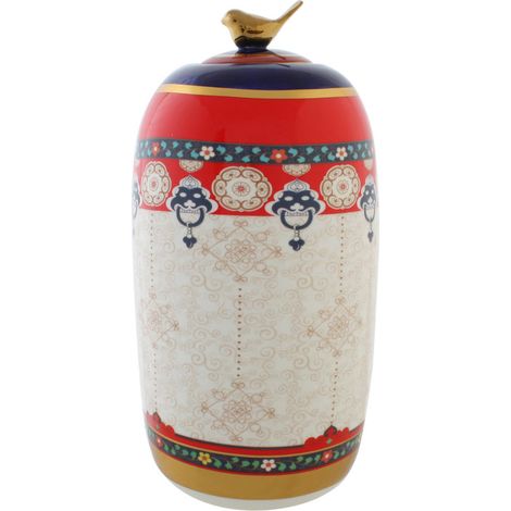 Vase Porcelaine 16X16X32 Multicolore (1/5)