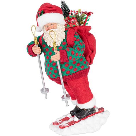 Babbo Natale "Edward" decorazione natalizia per interno (1/2)