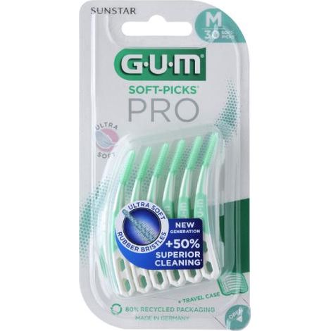 Spazzolini interdentali Sunstar GUM Soft-picks pro M, 30 pezzi