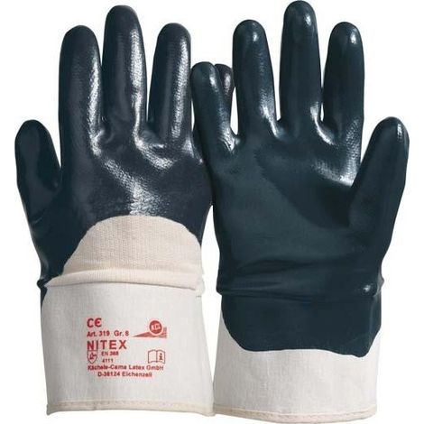 Guantes Nitex 319 280 mm Talla 9 azul (por 10)