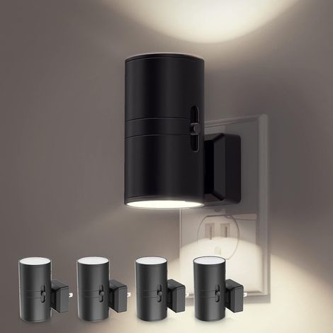 Veilleuse LED lumineuse, à brancher sur une prise murale