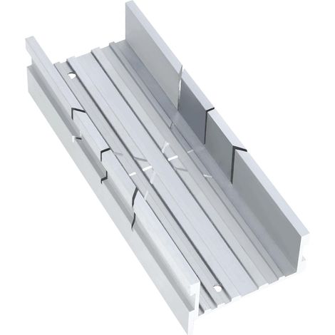 Boîte à onglets de 13,5 cm en alliage d'aluminium robuste, coupe précise à 45°, 90° et 135°, pour métal, artisanat, bois, plastique, HT0417 (1/5)