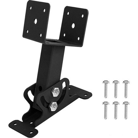 Support de montage de toit robuste, selle réglable, Support de Pergola, Kit de Support de poutre montante de Patio pour Pergola (1/5)
