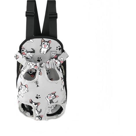 Katzentransporttasche, Cartoon Transporttasche Katze, Atmungsaktiv Mesh Tragbar Katzentasche, Katzen Transport Tasche, Katzen Tragetasche, Katzenrucksack für Katze, Welpen, Kleine Hunde (1/5)