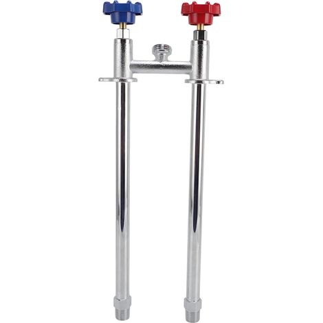 x 12 pouces robinet de robinet d’eau extérieur anti-gel approvisionnement robinet d’eau extérieur chaud et froid anti-gel Bib de tuyau (1/5)