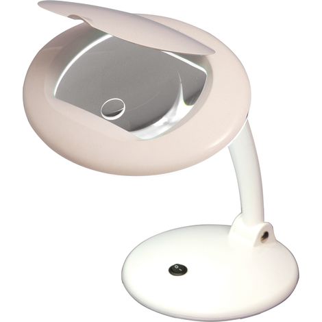 Lampe loupe LED RS PRO 3 dioptre, 12 dioptre 175 x 108mm 22W avec fiche Européenne et Britannique  ( Prix pour 1 )