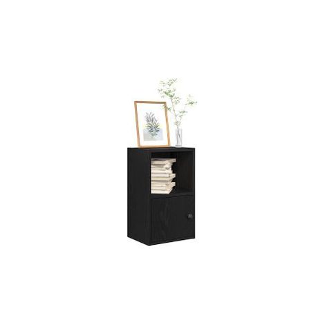 Bibliothèque chêne noir 31x24x52 bois d'ingénierie (1/5)