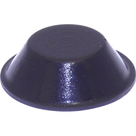 TOOLCRAFT PD2019SW Gerätefuß selbstklebend, rund Schwarz (Ø x H) 19 mm x 6 mm 1 St.