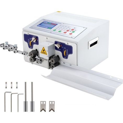 Dénudage précis avec machine à dénuder électrique 300W, automatique, écran LCD, pour fils PVC téflon silicone (1/5)