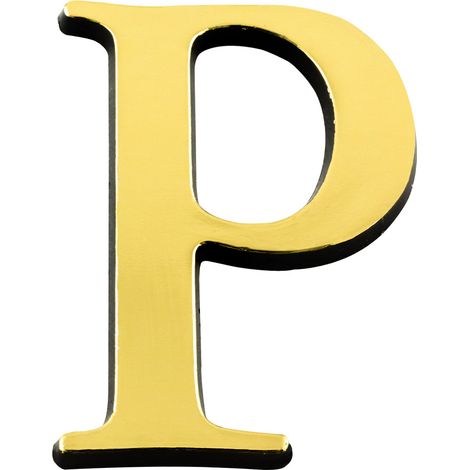 Lettre P Or Hauteur 60mm - 4623504 (1/2)