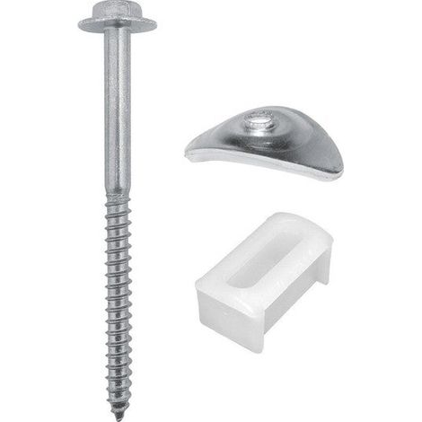 Kit De 10 Fixations, L.60 Mm Métal Bol-Fixations
