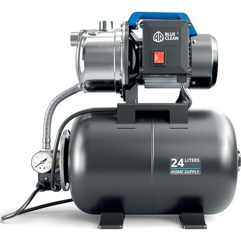 AR Blue Clean ARGP 1100XB Pompe Autoamorçante avec Réservoir pour Eaux Claires ( 1100 W, Débit max. 4.600 l/h, Hauteur d'élévation max. 45 m)