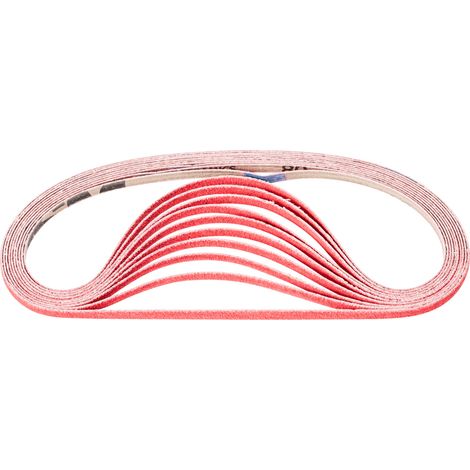 PFERD TOOLS Keramikkorn Schleifband BA 6x520mm CO-COOL 80 für Edelstahl-Schliff mit Bandschleifer 100 Stk