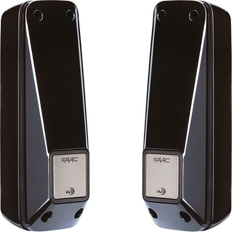 Paire de photocellules xp20wd murales orientables, sans fil avec pile - FAAC E785104