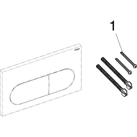 VIEGA 773748 Plaque de commande WC VfL 6 (1/5)