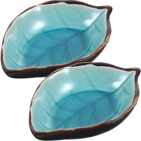 Lot de 2 repose-cuillères en céramique, porte-cuillères de cuisine, porte-spatules et louches en forme mignonne, repose-ustensiles pour plan de travail, plaque de cuisson ou table à manger (1/4)