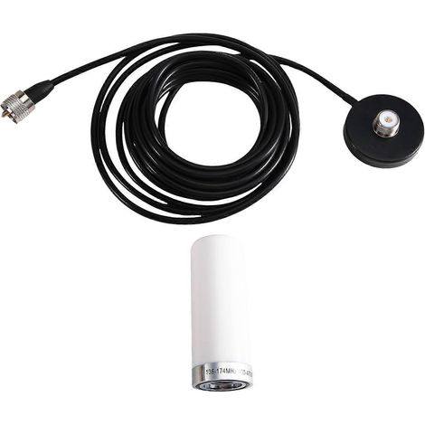 Antenne radio VHF/UHF bibande pour voiture, camion, radioamateur (PL259) - JBMEDIA (1/4)