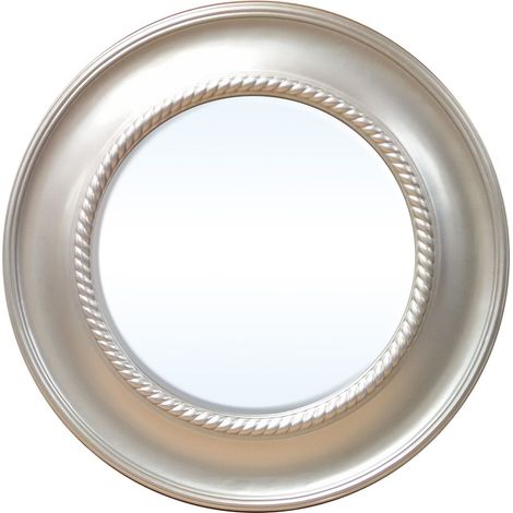 Premier Housewares Champagne Rounded Wall Mirror (1/5)