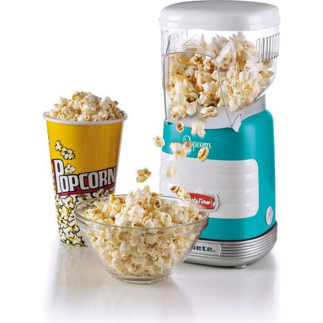 Ariete Pop Corn Party Time Popcornmaschine 1100 W Blau, Transparent (1/4)