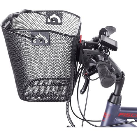 Fischer E-Bike Lenkerkorb PROLINE engmaschig 260x250x340mm Lenkerkorb (1/2)