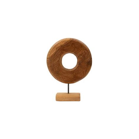 Sculpture dorat teck cm 28x10x38 (1/5)