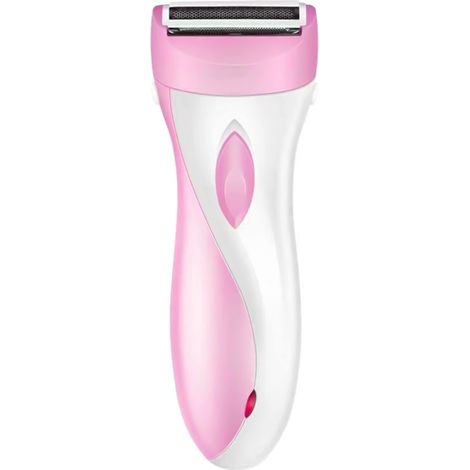 Elektrischer Rasierer für Bikinizone, Achseln, Beine und Oberlippe. Abwaschbarer Epilierer für Frauen, anwendbar auf trockener und feuchter Haut.