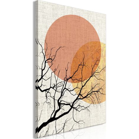 Tableau Double Moon Vertical - 80 x 120 cm (1/3)