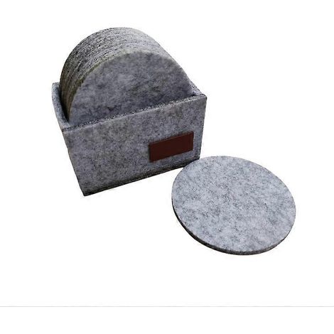 Ensemble élégant de sets de table et de dessous de verre en feutre pour protéger votre table. (1/3)