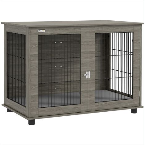 Cage de transport pour animaux 2 en 1 100 x 60 x 73,5 cm (1/5)
