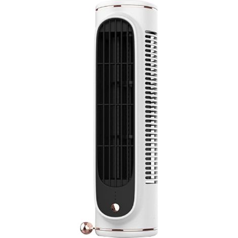Ventilateur Sans Pale Pour Chambre - Petit Ventilateur Sans Pale Portatif Bureau Silencieux 3 Vitesses Rechargeable Accessoire Bureau Pour Intérieur Extérieur Voyage (1/5)