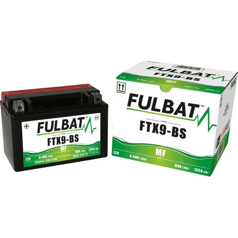 FULBAT FUL MF Batterie - FTX9-BS / YTX9-BS (trocken, wartungsfrei, Säure enthalten)