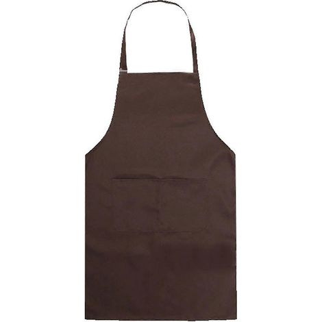 Einfache Schürze mit Taschen, Lätzchen, Küche, Kochen, Backen, Erwachsene-Coffee