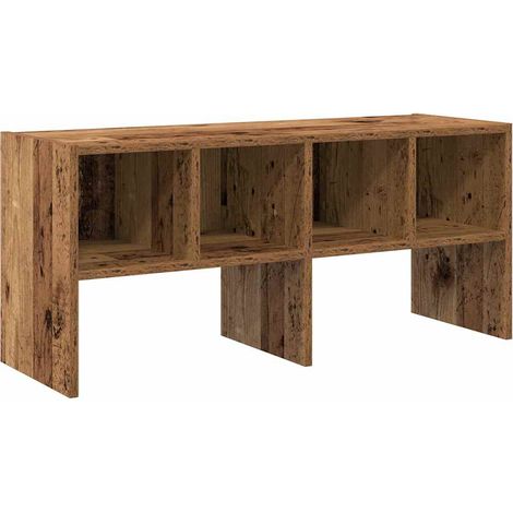 Maison Exclusive - Étagère à chaussures empilable vieux bois 89,5x30x40 cm