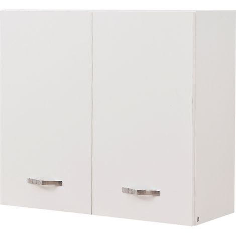 Pensile da Cucina Scolapiatti Sistema Raccogligocce Mobile Minimal Colore Bianco (1/5)