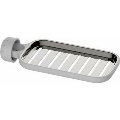 Rack de robinet en acier inoxydable porte-ponge et brosse pour cuisine et vier (1/4)