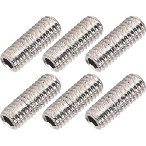 Kit d'assortiment de 50 vis sans tête en acier inoxydable A2-70, vis de fixation M3x8 (1/5)