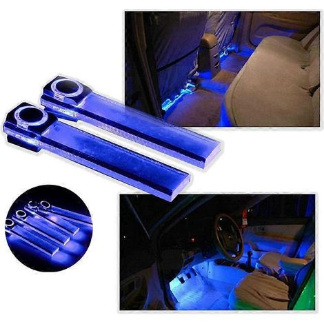 1. Lumières d'ambiance LED pour intérieur de voiture : éclairage multicolore, bandes lumineuses flexibles, kit facile à installer, décoratif et moderne, compatible avec tous véhicules. (1/4)