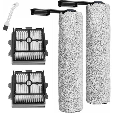 2 Rouleau, Microfibre, 2 Filtre, HEPA, Pour Tineco Floor One S5 Combo (1/5)
