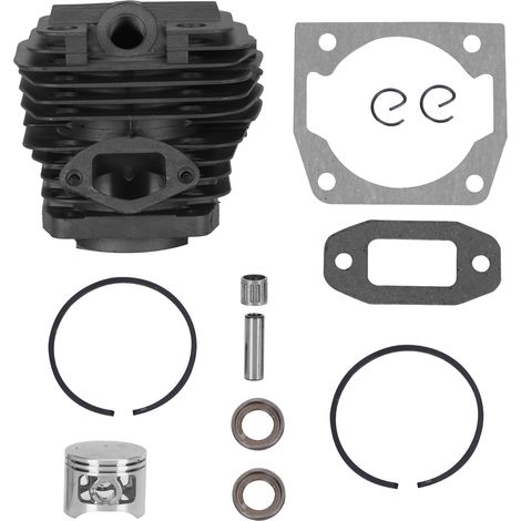 Yctze Cylindre de Tronçonneuse et Piston 45 Mm pour 52cc de Tronçonneuse - Kit de Cylindre Complet avec Accessoires pour Réparation d'outils de Jardin (1/5)
