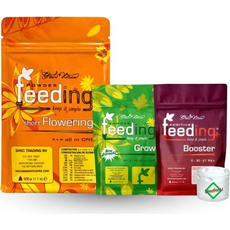 Green House Feeding 3-Teiliges Dünger Set Short Flowering – Kompakt Blütedünger (1/5)
