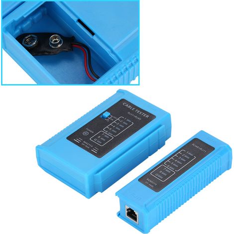Testeur de Câble Réseau RJ45 RJ11 pour Ethernet LAN - Outil de Test Réseau